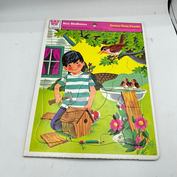 Vintage kitschy Tray Puzzle - Retro decor - Picture 2 of 4